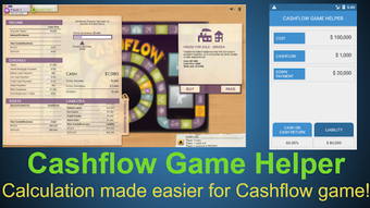 Image 1 for CASHFLOW Game Helper- Fin…
