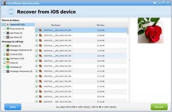 Imagen 1 para Free iPhone Data Recovery