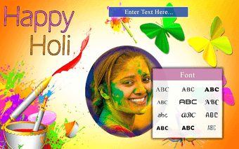 Image 1 for Holi Photo Frame 2018