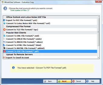 Imagen 0 para WholeClear MSG to PDF Con…