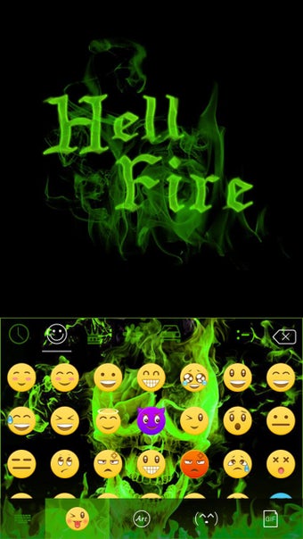 Image 2 for Hell Fire Kika Keyboard T…