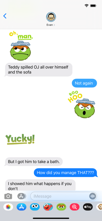 Image 1 for Oscar the Grouch Stickers