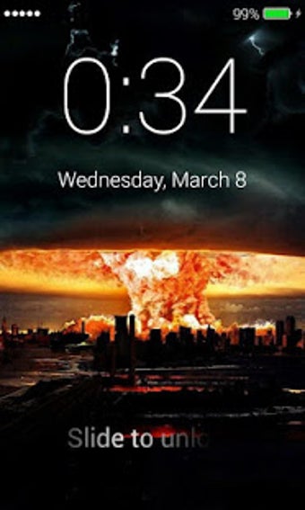 Image 1 for Nuclear Bomb Lock Screen