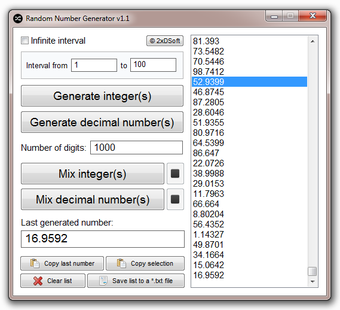 Image 0 for Random Number Generator