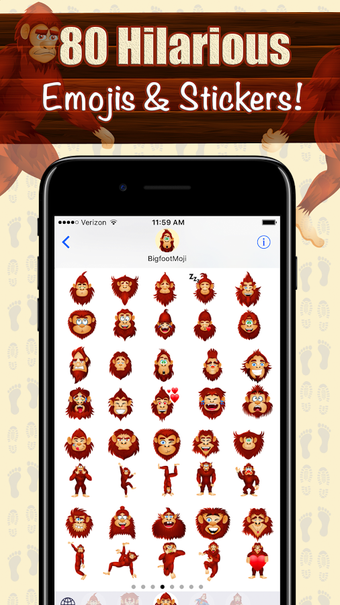 Image 3 for BigfootMoji - Sasquatch E…