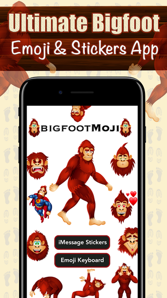 Image 1 for BigfootMoji - Sasquatch E…