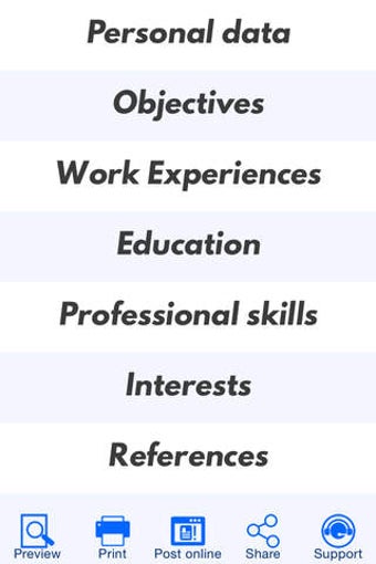 Imagen 0 para Easy Resume Editor