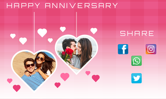 Image 1 for Anniversary Photo Frame