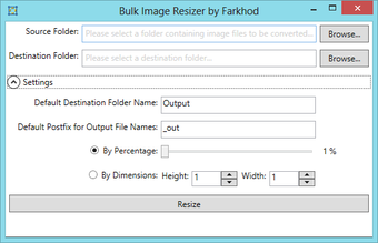Image 0 for Bulk Image Resizer