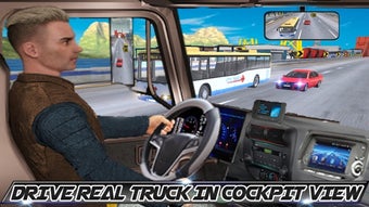 Image 0 for In Truck Driving Highway …