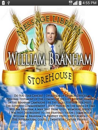 Imagen 1 para Branham Message Library