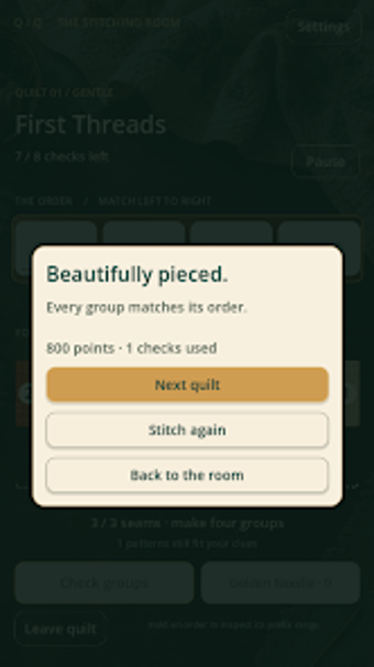 Imagen 0 para Queue Quilt