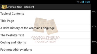 Imagen 0 para Aramaic New Testament
