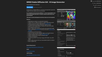 Image 0 for NMKD Stable Diffusion