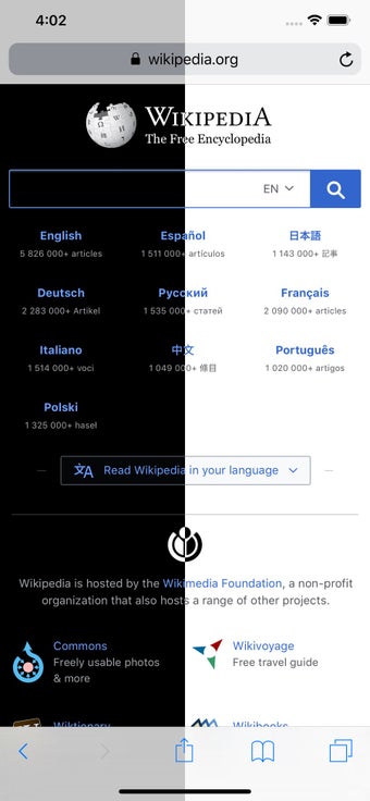 Image 1 for Dark Mode for Safari