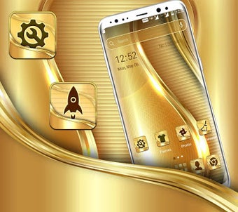 Image 3 for Golden Launcher Theme
