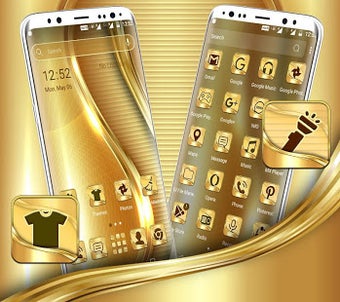 Image 2 for Golden Launcher Theme