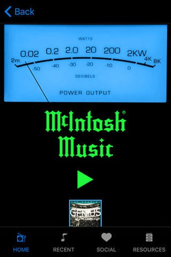 Image 0 for McIntosh Music Stream