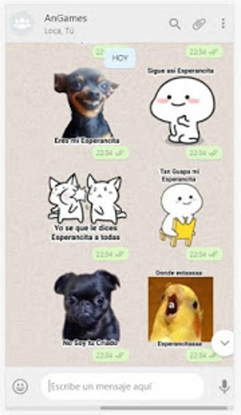 Imagen 2 para Esperancita Stickers Wast…