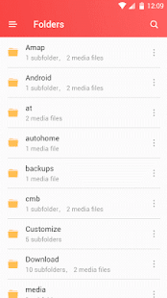 Image 1 for Lark Player Theme - Red R…