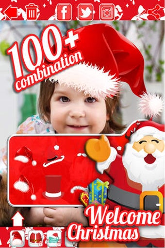 Image 0 for Christmas Santa Photo Sti…