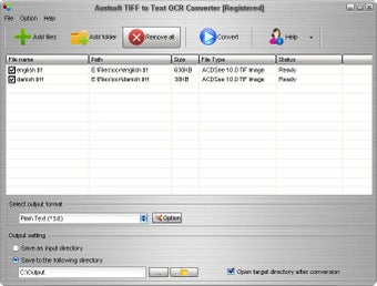 Image 0 for Aostsoft TIFF to Text OCR…