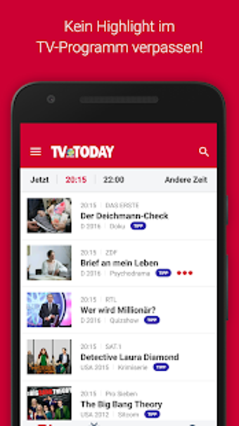 Image 0 for TV Today - TV Programm