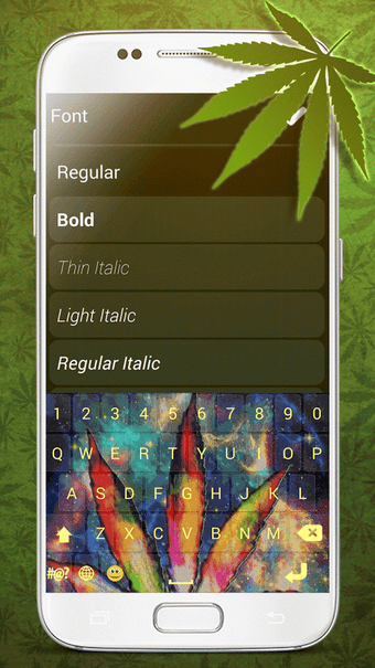 Image 0 for Weed Keyboard Theme