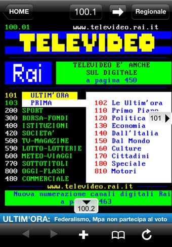 Imagen 1 para Televideo RAI