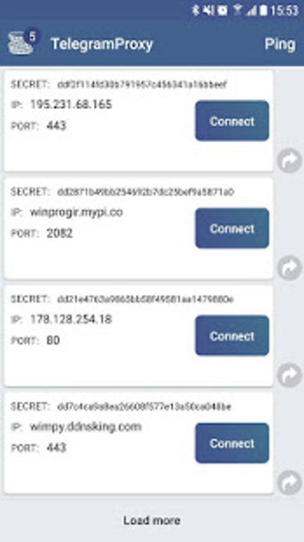 Imagen 1 para Proxy for telegram - MTPr…