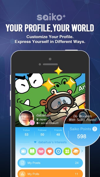 Image 0 for Saiko+ - A social network…
