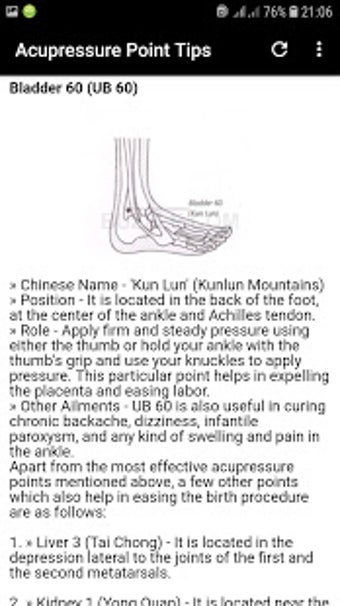 Image 3 for Acupressure Point Tips