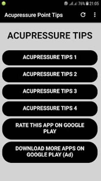 Image 0 for Acupressure Point Tips