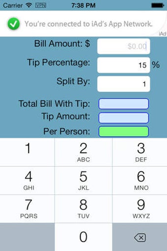 Image 0 for Tip Calc Lite