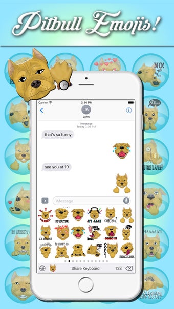 Image 1 for Pitbull Emojis