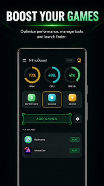 Imagen 0 para NitroBoost: Game Booster