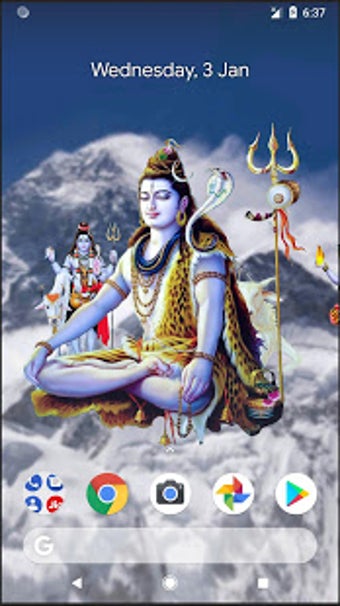 Imagen 2 para 4D Shiva Live Wallpaper