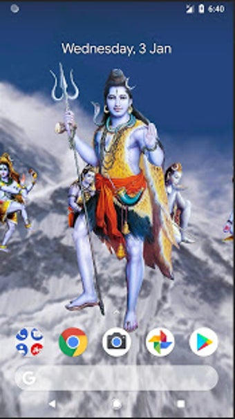 Imagen 1 para 4D Shiva Live Wallpaper