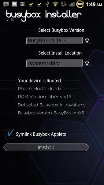 Imagen 1 para BusyBox for Android