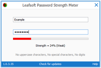 Image 0 for Leafsoft Password Strengt…