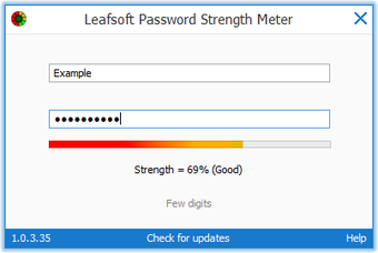 Image 0 for Leafsoft Password Strengt…