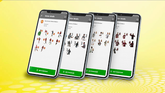 Imagen 2 para Football Player Sticker f…