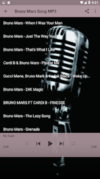 Imagen 0 para Bruno Mars MP3 Play list