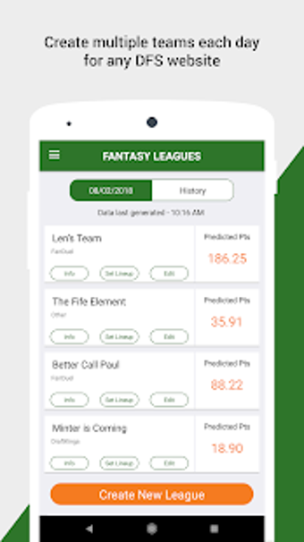 Image 0 for Baseball DFS Predictor