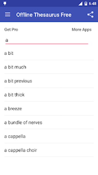 Imagen 0 para Offline Thesaurus Diction…