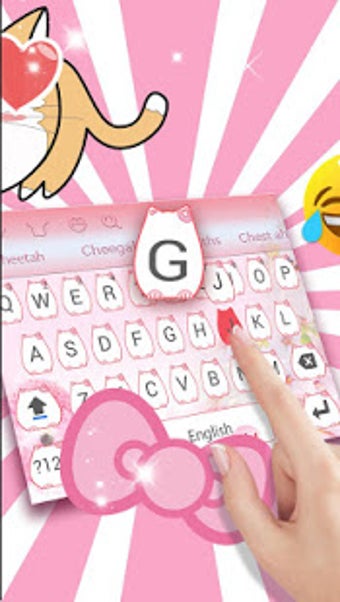 Imagen 0 para Cute Pink Kitty Keyboard
