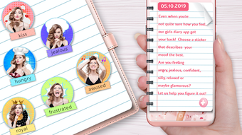 Imagen 1 para Girls Diary with Lock and…