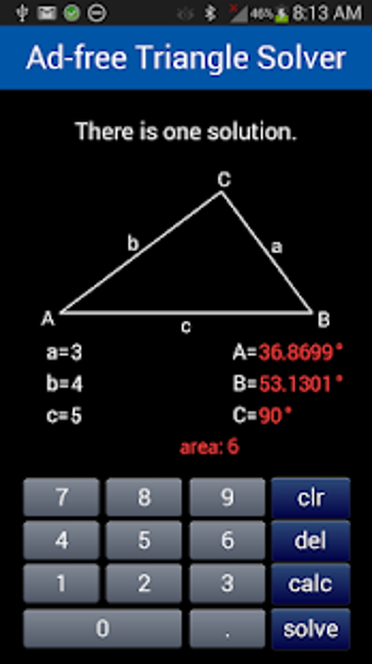 Image 3 for Ad-free Triangle Solver