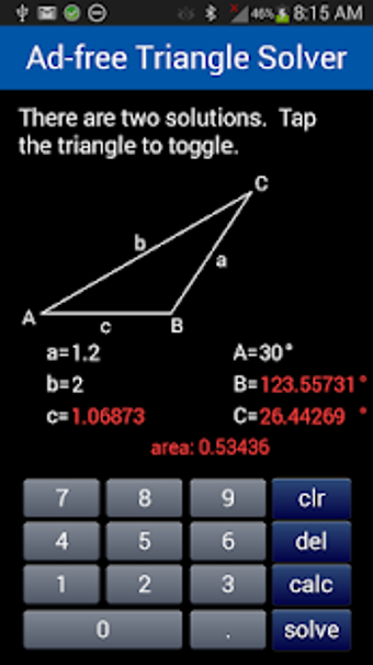 Image 2 for Ad-free Triangle Solver