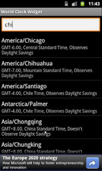 Imagen 0 para World Clock Widget
